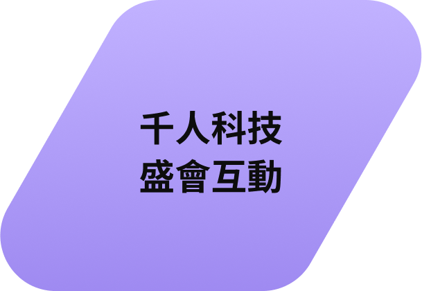 千人科技盛會互動